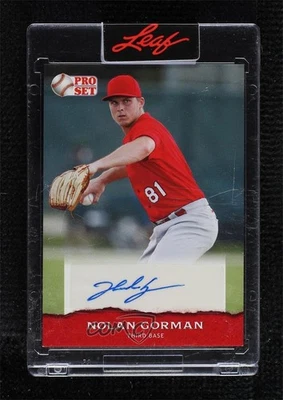 2022 Leaf Pro Set Sports Base Auto Nolan Gorman #PSA-NG1 - Image 1 of 3