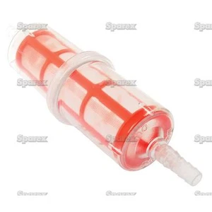 FUEL FILTER - IN LINE - GAUZE TYPE - LARGE (8mm & 10mm FITTINGS). - Picture 1 of 1