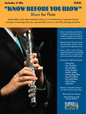 Know Before You Blow - Blues Edition for Flute * Ships from Publisher! - Image 1 of 4