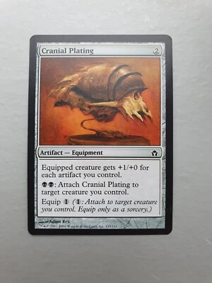 Cranial Plating, MTG Fifth Dawn (2004). Common Artifact NM - Image 1 of 2