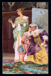 alte Postkarte-Postcard-DONNA-WOMAN-LADY-DEKO' LIBERTY KOSTÜME MODE 4 - Bild 1 von 2