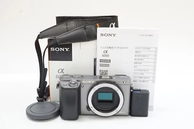 Sony Alpha ILCE-6000 α6000 24.3MP Digital Camera - Silver (Body Only) - Image 1 of 4