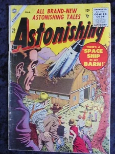 ASTONISHING #47 1955 ATLAS GOLDEN AGE HORROR COMIC - Picture 1 of 2