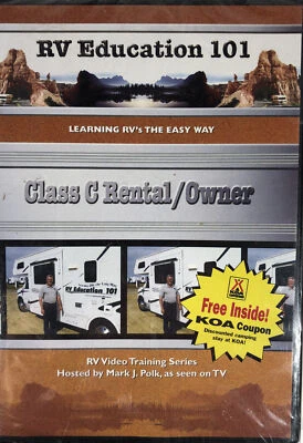 RV Education 101 Class C Rental/ Owner(DVD 2006)RARE VINTAGE-BRAND NEW-SHIP24H Foto 1 de 4