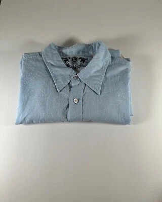 Guess джинсы рубашка, винтажный, синий, размер большой, w/белый узор - Изображение 1 из 3