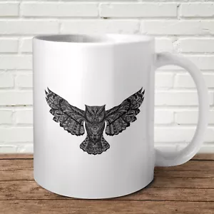 Owl Mug Funny Offensive Birthday Gift Present Alternative Dark Bird Night Tea - Picture 1 of 3
