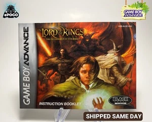El Señor de los Anillos La Comunidad del Anillo (Nintendo Game Boy GBA) Manual - Imagen 1 de 2
