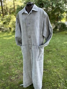 The Australian Outback Collection Duster Light Blue Duster Jacket Coat Jean M - Picture 1 of 8