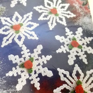 Nadel Handwerk Kunststoff Leinwand Kreuzstich Kit Rose Schneeflocke Weihnachten Home Decor - Bild 1 von 7