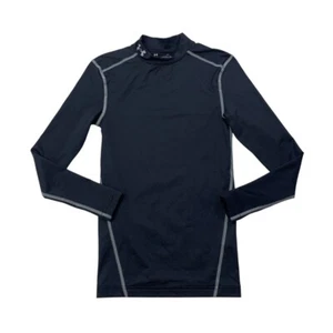 Under Armour Compression Shirt Mens Small Fleece Lined ColdGear Outdoor Training - Picture 1 of 10