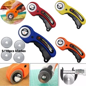 45mm Round Wheel Rotary Cutter Quilting Sewing Roller Fabric Cutting Tools - Picture 1 of 18