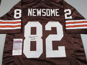 Ozzie Newsome Cleveland Browns Signed Autograph Pro Style Custom Jersey JSA HOF - Picture 1 of 3