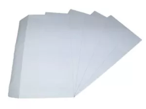 5000 NUOVE BUSTE AUTOSIGILLANTI BIANCHE STRONG DL PLAINE 110x220mm SS/ALTA QUALITÀ - Foto 1 di 3