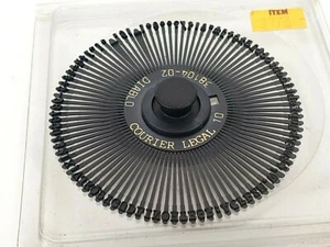Diablo Printer Print Wheel Courier Legal 10pt 38104-02 - Picture 1 of 3