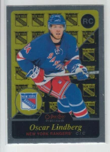 15/16 OPC Platinum New York Rangers Oscar Lindberg Retro RC card #R82 - Picture 1 of 2