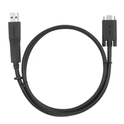 Targus 1M USB-C Male to USB-C Male 10 Gbps Screw-In Cable with USB-A Tether - AC - Image 1 of 2