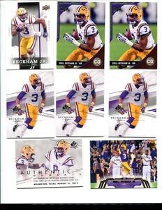 Lot of 14 2014 Odell Beckham All Rookie Cards LSU Tigers Collegiate Lot RC - Foto 1 di 2