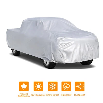 Pickup Truck Car Cover Waterproof UV Outdoor Protector Fit Length Up to 210 inch - Изображение 1 из 4