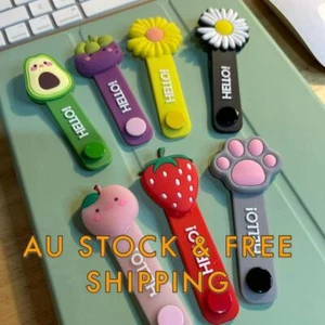 2 x Cable Organizer Earphone USB Cord Strap Wire Management home office AU STOCK - Picture 1 of 11