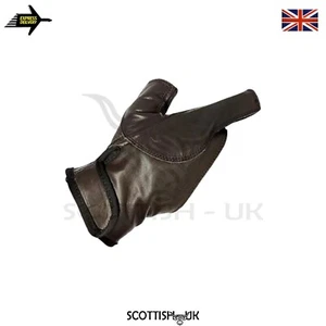 Men's Leather Archer Bow Hunting Gloves for Shooting - Left Hand (S-XL Sizes) - Picture 1 of 1