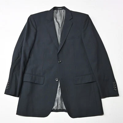 Pronto Uomo 38L Azul Marino 100% Lana Hombre Traje Blazer Abrigo Deportivo Chaqueta Foto 1 de 4