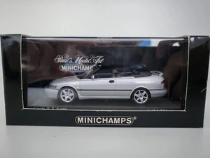 1:43 Minichamps 430170831 Saab 9-3 Aero Cabriolet 2001 Argento - Imagen 1 de 3