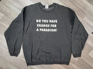 Gildan Graphic Print Math Sweater Paradigm Sweatshirt Schwarz Grau Herren Gr. XL - Bild 1 von 8
