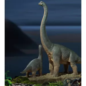TONGSHIFU 1/30 Brachiosaurus Model Brass Dinosaur Statue Collector Desk Decor - Picture 1 of 11