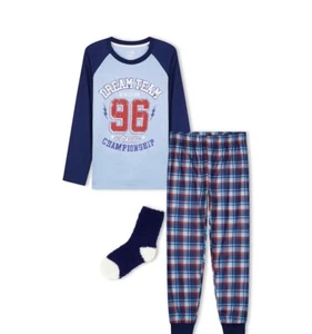 Max And Olivia Dream Team 3 Piece Pajama Set Size Small 6-7 - Picture 1 of 2
