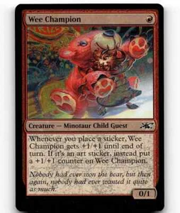Wee Champion - 413 - MTG Unfinity - Galaxy Foil - NM - Picture 1 of 1