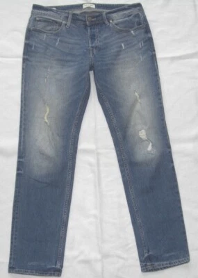 Jack & Jones Jeans Para Hombre W34 L34 Tim Original Slim Fit 34-32 Como Nuevo - Imagen 1 de 4