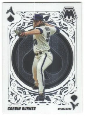 2022 Panini Mosaic Corbin Burnes #A-11 Aces - Image 1 of 2