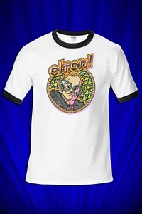 Goodbye Yellow Brick Road Tour Shirt 1979 RINGER T-SHIRT FREE S&H Pinball Wiz - Picture 1 of 6