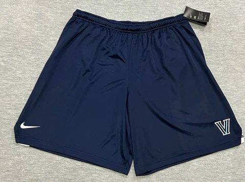 Nike Villanova Wildcats Shorts Adult XXL Blue Graphic Dri Fit Workout Active New Cover