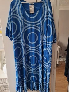 Ladies Dress/ Beach Cover Up Blue 18/20/22 - Picture 1 of 3