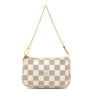 Louis Vuitton Mini Pochette Accessova Damier Azur N58010 Hand Bag #13388 - Picture 1 of 8