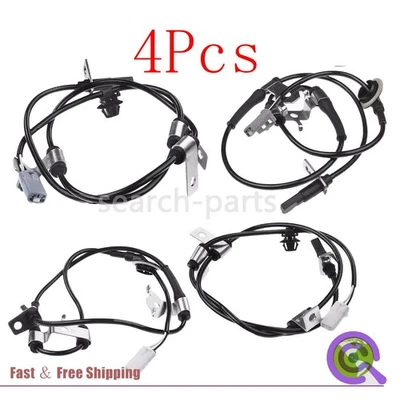 Fit For 2006-2013 Suzuki Grand Vitara 4Pcs Left Right ABS Wheel Speed Sensor US - Image 1 of 4