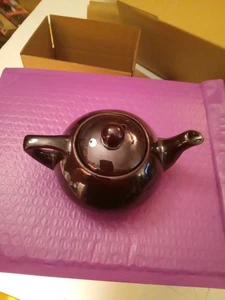 Kleine Vintage Porzellan Teekanne und Deckel Made In Occupied Japan dunkelbraun (B1) - Bild 1 von 13