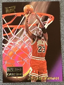 1993-94 Fleer Ultra Michael Jordan Inside Outside #4 Chicago Bulls LESEN - Bild 1 von 6