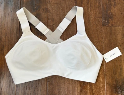 SPANX FlexFeel Medium Impact Sports Bra Vivid White Size Large 50475R - Image 1 of 4