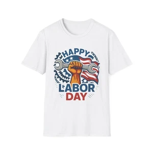 Labor Day T-Shirt Patriotic Workers Day Tee Geschenk für Ihn Her Celebrate America - Bild 1 von 17