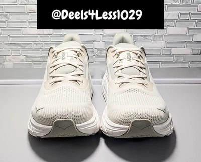 Hoka One One Arahi 7 para correr para hombre talla 13D avena leche cebada blanca 1147850-OKB Foto 1 de 4