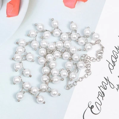  3 Pack Mädchen Halskette Perlenkette Modeschmuck Kostümschmuck Für Frauen - Bild 1 von 4