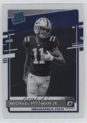 2020 Panini Donruss Optic Rated Rookies Variation Michael Pittman Jr Rookie RC - Image 1 of 2