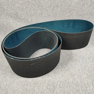 Norton Norzon R823 80 grana 4"X124" per levigatrice bordi 6' nastro carta sabbiata - Foto 1 di 3
