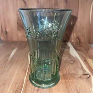 Vintage Libbey Grün Dick Flared Coca Cola 16 Oz Gläser Tumbler, EIN Klassiker - Bild 1 von 5