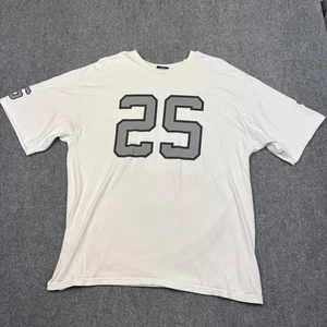 Stussy T-shirt Mens Sz XL White Jersey Style Streetwear Skater Grunge Oversized - Picture 1 of 11