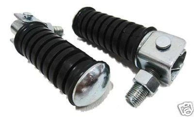 YAMAHA YB80 YB90 YB100 YB125 CHAPPY REAR PILLION FOOT REST PEGS STEP [C-DX] - Image 1 of 4