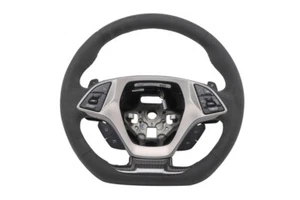 16-17 C7 Corvette Genuine New GM Steering Wheel Black Suede 84804993 - Picture 1 of 2