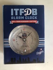 Los Angeles LA Dodgers ITFDB Alarm Clock 04/24/2018 60th Anniversary Edition NIB